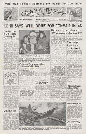 Convairiety, Volume 2, Number 1, January 5, 1949