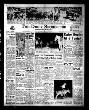 The Daily Spokesman (Pampa, Tex.), Vol. 3, No. 203, Ed. 1 Wednesday, August 4, 1954
