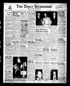 The Daily Spokesman (Pampa, Tex.), Vol. 3, No. 199, Ed. 1 Friday, July 30, 1954