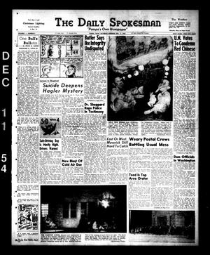 Primary view of object titled 'The Daily Spokesman (Pampa, Tex.), Vol. 4, No. 2, Ed. 1 Saturday, December 11, 1954'.