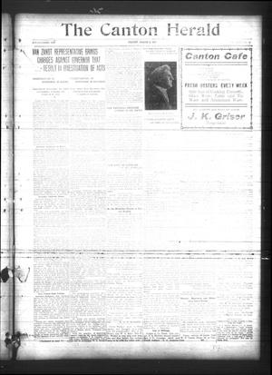 Primary view of object titled 'The Canton Herald (Canton, Tex.), Vol. 35, No. 10, Ed. 1 Friday, March 9, 1917'.