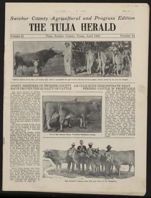 The Tulia Herald (Tulia, Tex), Vol. 21, No. 14, Ed. 1 Tuesday, April 1, 1930