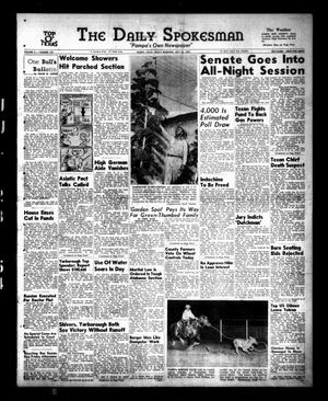Primary view of object titled 'The Daily Spokesman (Pampa, Tex.), Vol. 3, No. 193, Ed. 1 Friday, July 23, 1954'.