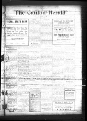 The Canton Herald (Canton, Tex.), Vol. 34, No. 4, Ed. 1 Friday, January 28, 1916
