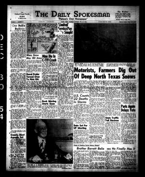 The Daily Spokesman (Pampa, Tex.), Vol. 4, No. 17, Ed. 1 Thursday, December 30, 1954