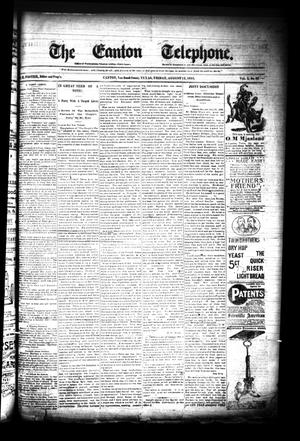 The Canton Telephone. (Canton, Tex.), Vol. 10, No. 52, Ed. 1 Friday, August 12, 1892