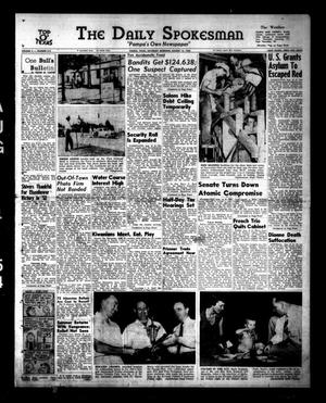 The Daily Spokesman (Pampa, Tex.), Vol. 3, No. 212, Ed. 1 Saturday, August 14, 1954