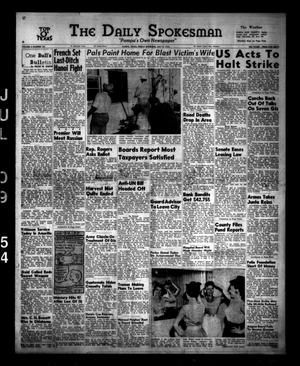 Primary view of object titled 'The Daily Spokesman (Pampa, Tex.), Vol. 3, No. 181, Ed. 1 Friday, July 9, 1954'.