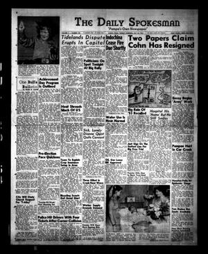 Primary view of object titled 'The Daily Spokesman (Pampa, Tex.), Vol. 3, No. 190, Ed. 1 Tuesday, July 20, 1954'.