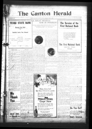 The Canton Herald (Canton, Tex.), Vol. 33, No. 47, Ed. 1 Thursday, June 10, 1915