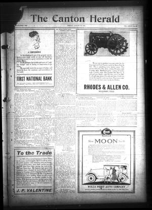 The Canton Herald (Canton, Tex.), Vol. 36, No. 33, Ed. 1 Friday, August 16, 1918
