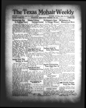 Primary view of object titled 'The Texas Mohair Weekly (Rocksprings, Tex.), Vol. 22, No. 2, Ed. 1 Friday, December 8, 1939'.