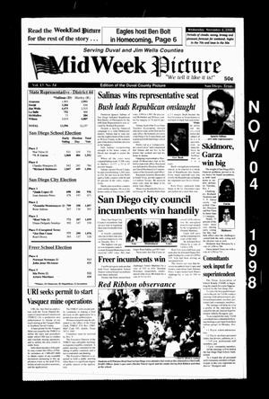 Midweek Picture (San Diego, Tex.), Vol. 13, No. 54, Ed. 1 Wednesday, November 4, 1998