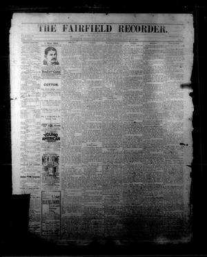 Primary view of object titled 'The Fairfield Recorder. (Fairfield, Tex.), Vol. 18, No. 47, Ed. 1 Friday, August 17, 1894'.