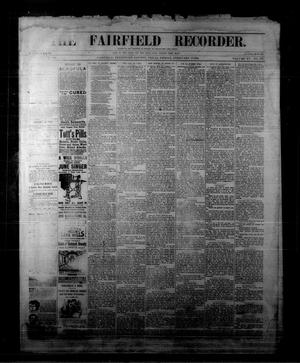 The Fairfield Recorder. (Fairfield, Tex.), Vol. 15, No. 21, Ed. 1 Friday, February 13, 1891