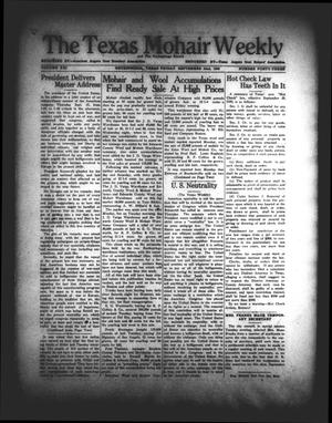 Primary view of object titled 'The Texas Mohair Weekly (Rocksprings, Tex.), Vol. 21, No. 43, Ed. 1 Friday, September 22, 1939'.
