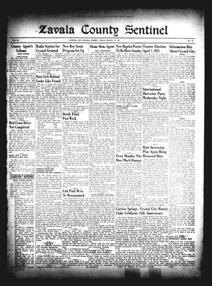 Primary view of object titled 'Zavala County Sentinel (Crystal City, Tex.), Vol. 39, No. 47, Ed. 1 Friday, March 16, 1951'.