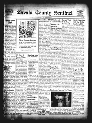 Primary view of object titled 'Zavala County Sentinel (Crystal City, Tex.), Vol. 40, No. 34, Ed. 1 Friday, December 21, 1951'.