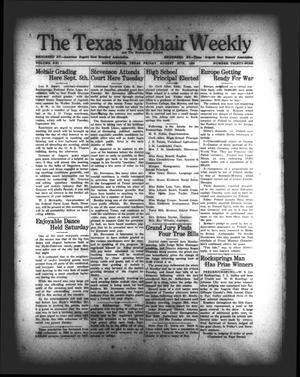 The Texas Mohair Weekly (Rocksprings, Tex.), Vol. 21, No. 39, Ed. 1 Friday, August 25, 1939
