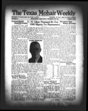 The Texas Mohair Weekly (Rocksprings, Tex.), Vol. 20, No. 40, Ed. 1 Friday, September 2, 1938