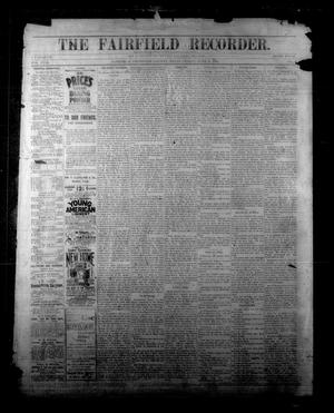 The Fairfield Recorder. (Fairfield, Tex.), Vol. 18, No. 38, Ed. 1 Friday, June 15, 1894