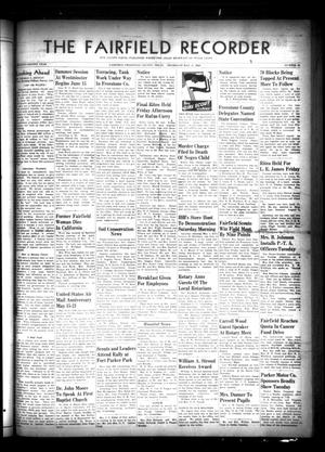 Primary view of object titled 'The Fairfield Recorder (Fairfield, Tex.), Vol. 72, No. 33, Ed. 1 Thursday, May 6, 1948'.