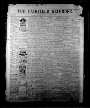 The Fairfield Recorder. (Fairfield, Tex.), Vol. 18, No. 39, Ed. 1 Friday, June 22, 1894