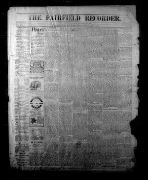 The Fairfield Recorder. (Fairfield, Tex.), Vol. 16, No. 29, Ed. 1 Friday, April 8, 1892