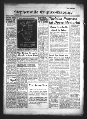 Primary view of object titled 'Stephenville Empire-Tribune (Stephenville, Tex.), Vol. 74, No. 5, Ed. 1 Friday, February 4, 1944'.
