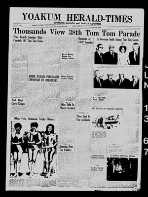 Yoakum Herald-Times (Yoakum, Tex.), Vol. 69, No. 68, Ed. 1 Tuesday, June 13, 1967