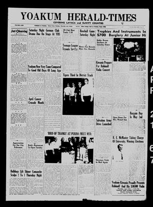 Primary view of object titled 'Yoakum Herald-Times (Yoakum, Tex.), Vol. 69, No. 47, Ed. 1 Friday, April 21, 1967'.