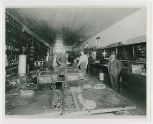 Primary view of object titled '[Interior of Nelson Hardware and Lumber]'.