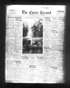 Primary view of object titled 'The Cuero Record (Cuero, Tex.), Vol. 39, No. 206, Ed. 1 Tuesday, August 29, 1933'.