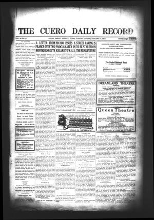 The Cuero Daily Record (Cuero, Tex.), Vol. 50, No. 17, Ed. 1 Tuesday, January 21, 1919