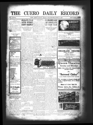 Primary view of object titled 'The Cuero Daily Record (Cuero, Tex.), Vol. 50, No. 63, Ed. 1 Sunday, March 16, 1919'.