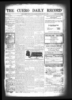 The Cuero Daily Record (Cuero, Tex.), Vol. 50, No. 10, Ed. 1 Monday, January 13, 1919