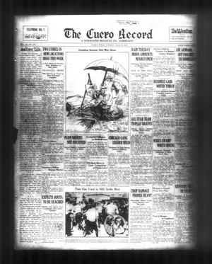 The Cuero Record (Cuero, Tex.), Vol. 39, No. 176, Ed. 1 Tuesday, July 25, 1933