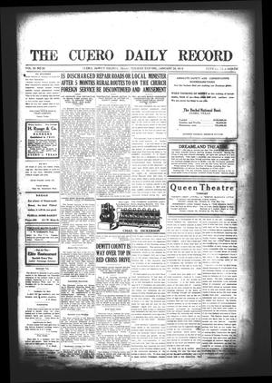 The Cuero Daily Record (Cuero, Tex.), Vol. 50, No. 23, Ed. 1 Tuesday, January 28, 1919