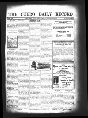 The Cuero Daily Record (Cuero, Tex.), Vol. 50, No. 29, Ed. 1 Tuesday, February 4, 1919