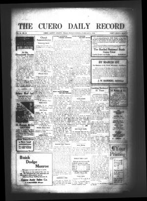 The Cuero Daily Record (Cuero, Tex.), Vol. 44, No. 28, Ed. 1 Friday, February 4, 1916