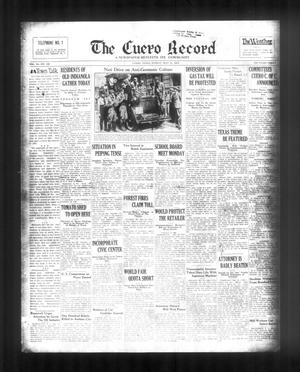 The Cuero Record (Cuero, Tex.), Vol. 39, No. 120, Ed. 1 Sunday, May 21, 1933