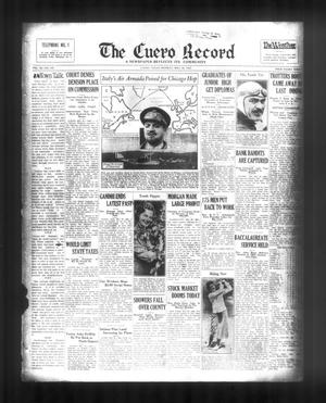 The Cuero Record (Cuero, Tex.), Vol. 39, No. 127, Ed. 1 Monday, May 29, 1933