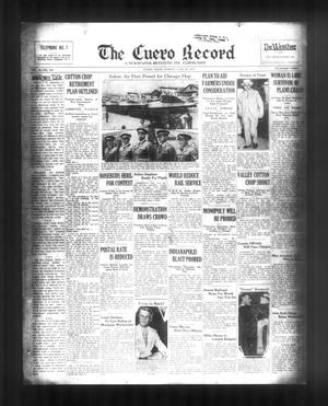 The Cuero Record (Cuero, Tex.), Vol. 39, No. 150, Ed. 1 Sunday, June 25, 1933