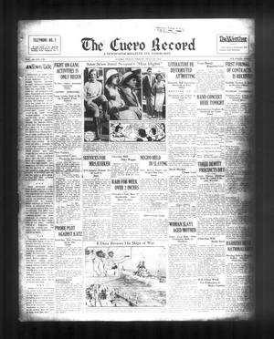 The Cuero Record (Cuero, Tex.), Vol. 39, No. 179, Ed. 1 Friday, July 28, 1933