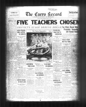 The Cuero Record (Cuero, Tex.), Vol. 39, No. 128, Ed. 1 Tuesday, May 30, 1933