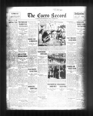 The Cuero Record (Cuero, Tex.), Vol. 39, No. 185, Ed. 1 Friday, August 4, 1933