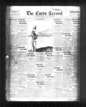The Cuero Record (Cuero, Tex.), Vol. 39, No. 154, Ed. 1 Thursday, June 29, 1933
