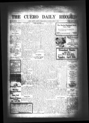 The Cuero Daily Record (Cuero, Tex.), Vol. 44, No. 90, Ed. 1 Monday, April 17, 1916