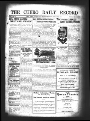 The Cuero Daily Record (Cuero, Tex.), Vol. 50, No. 48, Ed. 1 Wednesday, February 26, 1919