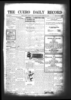 The Cuero Daily Record (Cuero, Tex.), Vol. 50, No. 41, Ed. 1 Tuesday, February 18, 1919